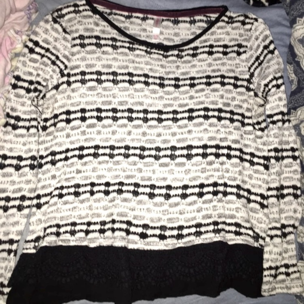🦋 Womens Long Sleeve Striped Shirt 🦋